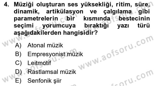 Sanatta Eleştirel Düşünce Dersi 2022 - 2023 Yılı (Final) Dönem Sonu Sınav Soruları 4. Soru