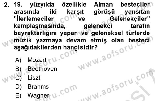 Sanatta Eleştirel Düşünce Dersi Ara Sınavı Deneme Sınav Soruları 2. Soru