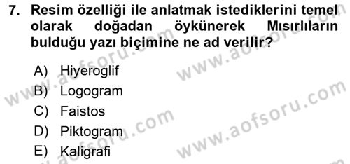 Sanatta Eleştirel Düşünce Dersi 2024 - 2025 Yılı (Final) Dönem Sonu Sınav Soruları 7. Soru