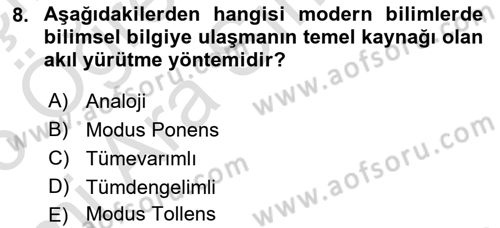Sanatta Eleştirel Düşünce Dersi 2025 - 2026 Yılı (Vize) Ara Sınav Soruları 8. Soru