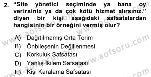 Sanatta Eleştirel Düşünce Dersi 2025 - 2026 Yılı (Final) Dönem Sonu Sınav Soruları 2. Soru