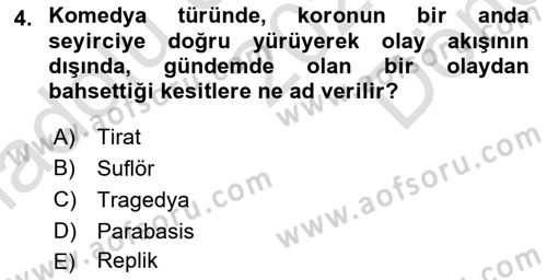 Sanatta Eleştirel Düşünce Dersi 2025 - 2026 Yılı (Final) Dönem Sonu Sınav Soruları 4. Soru