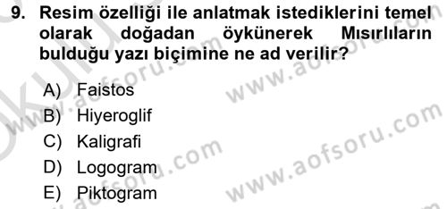 Sanatta Eleştirel Düşünce Dersi 2025 - 2026 Yılı Yaz Okulu Sınav Soruları 9. Soru