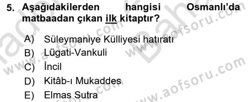Grafik Üretim Ve Dijital Çoğaltım Teknikleri Dersi 2025 - 2026 Yılı (Vize) Ara Sınav Soruları 5. Soru