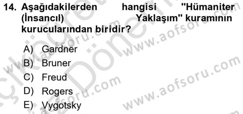 Görsel Tasarımda Yaratıcı Düşünme Teknikleri Dersi 2022 - 2023 Yılı (Vize) Ara Sınavı 14. Soru