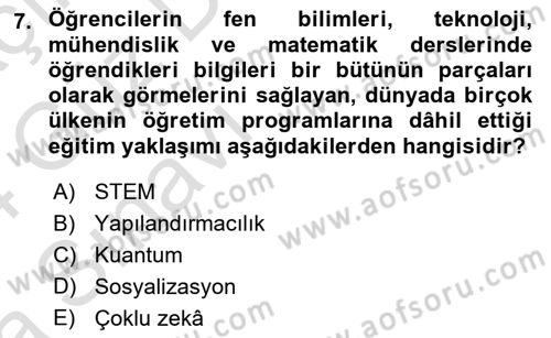 Görsel Tasarımda Yaratıcı Düşünme Teknikleri Dersi 2023 - 2024 Yılı (Vize) Ara Sınav Soruları 7. Soru