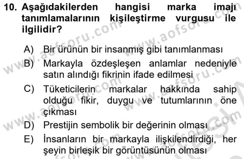 Görsel Tasarımda Yaratıcı Düşünme Teknikleri Dersi 2023 - 2024 Yılı (Final) Dönem Sonu Sınav Soruları 10. Soru