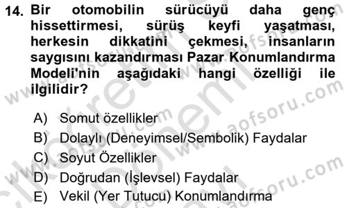 Görsel Tasarımda Yaratıcı Düşünme Teknikleri Dersi 2023 - 2024 Yılı (Final) Dönem Sonu Sınav Soruları 14. Soru