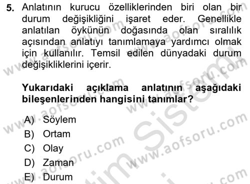 Görsel Tasarımda Yaratıcı Düşünme Teknikleri Dersi 2023 - 2024 Yılı (Final) Dönem Sonu Sınav Soruları 5. Soru