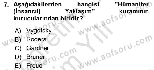 Görsel Tasarımda Yaratıcı Düşünme Teknikleri Dersi 2023 - 2024 Yılı Yaz Okulu Sınav Soruları 7. Soru