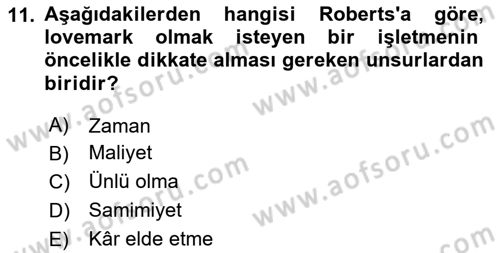 Görsel Tasarımda Yaratıcı Düşünme Teknikleri Dersi 2024 - 2025 Yılı (Final) Dönem Sonu Sınav Soruları 11. Soru