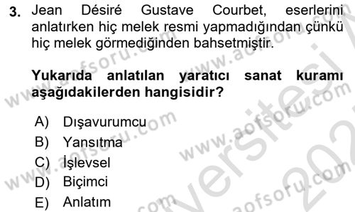 Görsel Tasarımda Yaratıcı Düşünme Teknikleri Dersi 2024 - 2025 Yılı (Final) Dönem Sonu Sınav Soruları 3. Soru