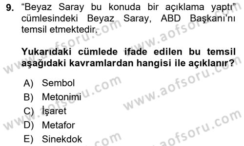 Görsel Tasarımda Yaratıcı Düşünme Teknikleri Dersi 2024 - 2025 Yılı (Final) Dönem Sonu Sınav Soruları 9. Soru