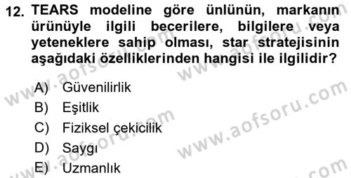 Görsel Tasarımda Yaratıcı Düşünme Teknikleri Dersi Yaz Okulu Sınavı Deneme Sınav Soruları 12. Soru