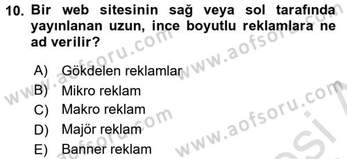 Görsel Tasarımda Yaratıcı Düşünme Teknikleri Dersi 2025 - 2026 Yılı (Final) Dönem Sonu Sınav Soruları 10. Soru