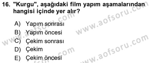 Görsel Tasarımda Yaratıcı Düşünme Teknikleri Dersi 2025 - 2026 Yılı (Final) Dönem Sonu Sınav Soruları 16. Soru