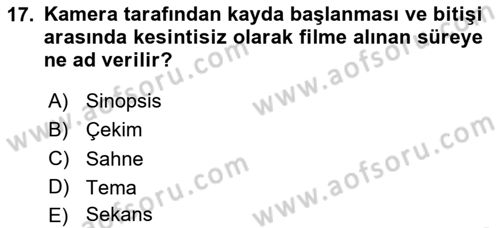 Görsel Tasarımda Yaratıcı Düşünme Teknikleri Dersi 2025 - 2026 Yılı (Final) Dönem Sonu Sınav Soruları 17. Soru