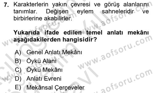 Görsel Tasarımda Yaratıcı Düşünme Teknikleri Dersi 2025 - 2026 Yılı Yaz Okulu Sınav Soruları 7. Soru