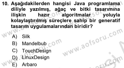 Dijital Görüntüleme İşleme Yöntemleri Dersi 2022 - 2023 Yılı Yaz Okulu Sınav Soruları 10. Soru