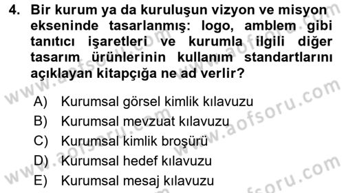 Dijital Görüntüleme İşleme Yöntemleri Dersi 2022 - 2023 Yılı Yaz Okulu Sınav Soruları 4. Soru