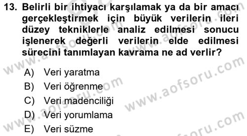 Dijital Görüntüleme İşleme Yöntemleri Dersi 2023 - 2024 Yılı (Final) Dönem Sonu Sınav Soruları 13. Soru