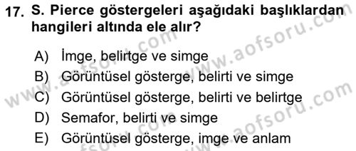 Dijital Görüntüleme İşleme Yöntemleri Dersi 2023 - 2024 Yılı (Final) Dönem Sonu Sınav Soruları 17. Soru