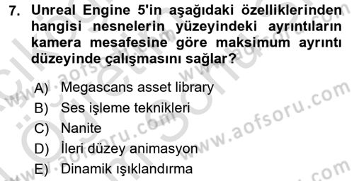 Dijital Görüntüleme İşleme Yöntemleri Dersi 2023 - 2024 Yılı (Final) Dönem Sonu Sınav Soruları 7. Soru