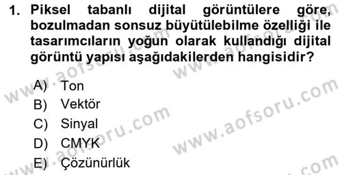 Dijital Görüntüleme İşleme Yöntemleri Dersi 2023 - 2024 Yılı Yaz Okulu Sınav Soruları 1. Soru