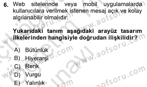 Dijital Görüntüleme İşleme Yöntemleri Dersi 2023 - 2024 Yılı Yaz Okulu Sınav Soruları 6. Soru