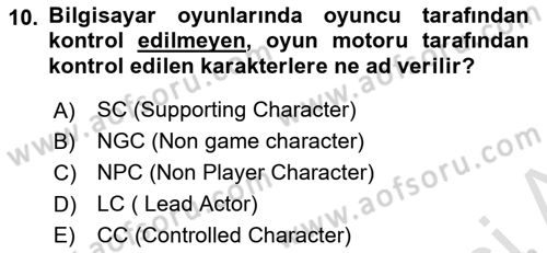 Dijital Görüntüleme İşleme Yöntemleri Dersi 2024 - 2025 Yılı (Final) Dönem Sonu Sınav Soruları 10. Soru