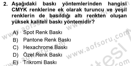Dijital Görüntüleme İşleme Yöntemleri Dersi 2024 - 2025 Yılı (Final) Dönem Sonu Sınav Soruları 2. Soru