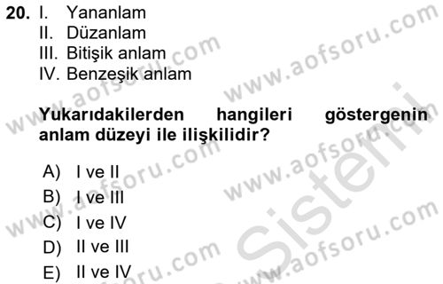 Dijital Görüntüleme İşleme Yöntemleri Dersi 2024 - 2025 Yılı (Final) Dönem Sonu Sınav Soruları 20. Soru