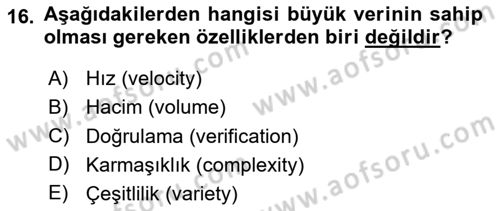 Dijital Görüntüleme İşleme Yöntemleri Dersi 2024 - 2025 Yılı Yaz Okulu Sınav Soruları 16. Soru