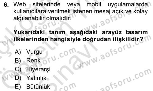Dijital Görüntüleme İşleme Yöntemleri Dersi 2024 - 2025 Yılı Yaz Okulu Sınav Soruları 6. Soru
