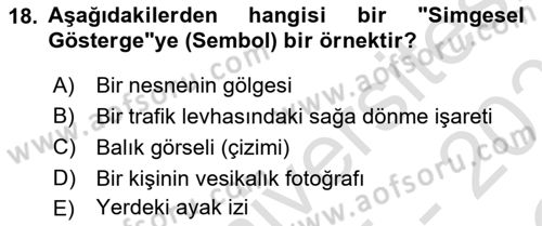 Dijital Görüntüleme İşleme Yöntemleri Dersi 2025 - 2026 Yılı Yaz Okulu Sınav Soruları 18. Soru