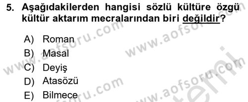 Görsel İletişim Ve Kuramları Dersi 2025 - 2026 Yılı (Vize) Ara Sınav Soruları 5. Soru