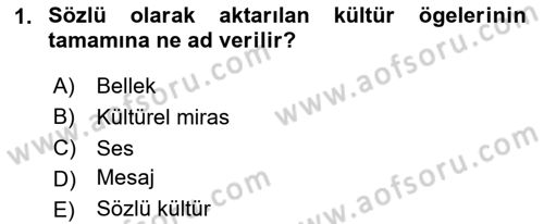 Görsel İletişim Ve Kuramları Dersi 2025 - 2026 Yılı (Final) Dönem Sonu Sınav Soruları 1. Soru