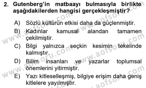 Görsel İletişim Ve Kuramları Dersi 2025 - 2026 Yılı (Final) Dönem Sonu Sınav Soruları 2. Soru