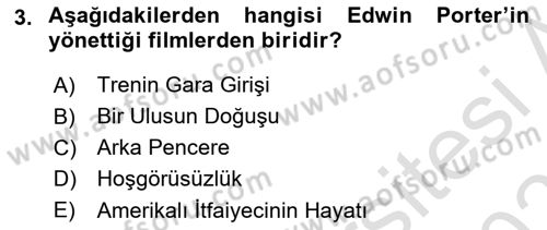 Dijital Video Kurgu Ve Efekt Dersi 2025 - 2026 Yılı Yaz Okulu Sınav Soruları 3. Soru