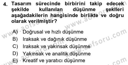 Kurumsal Kimlik Tasarımı Dersi 2023 - 2024 Yılı (Final) Dönem Sonu Sınav Soruları 4. Soru