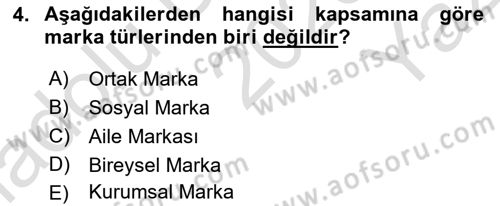 Kurumsal Kimlik Tasarımı Dersi 2023 - 2024 Yılı Yaz Okulu Sınav Soruları 4. Soru