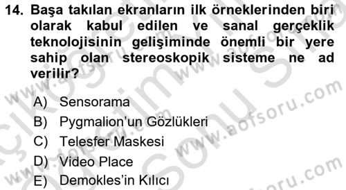 Dijital Medya Ve Arayüz Tasarımı Dersi 2023 - 2024 Yılı (Final) Dönem Sonu Sınav Soruları 14. Soru