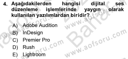 Dijital Medya Ve Arayüz Tasarımı Dersi 2024 - 2025 Yılı (Vize) Ara Sınav Soruları 4. Soru