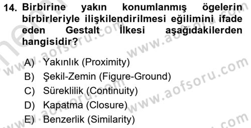 Dijital Medya Ve Arayüz Tasarımı Dersi 2025 - 2026 Yılı (Vize) Ara Sınav Soruları 14. Soru