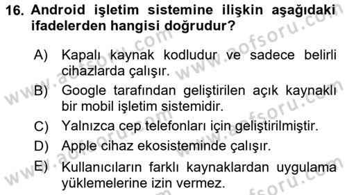 Dijital Medya Ve Arayüz Tasarımı Dersi 2025 - 2026 Yılı (Vize) Ara Sınav Soruları 16. Soru