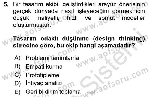 Dijital Medya Ve Arayüz Tasarımı Dersi 2025 - 2026 Yılı (Vize) Ara Sınav Soruları 5. Soru