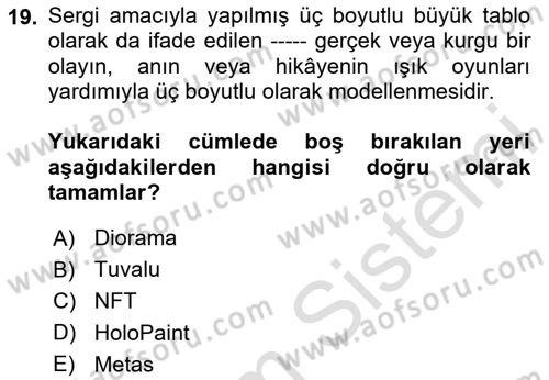 Dijital Medya Ve Arayüz Tasarımı Dersi 2025 - 2026 Yılı (Final) Dönem Sonu Sınav Soruları 19. Soru