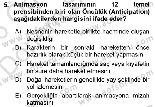 Dijital Medya Ve Arayüz Tasarımı Dersi 2025 - 2026 Yılı (Final) Dönem Sonu Sınav Soruları 5. Soru