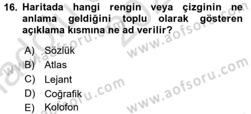 Görsel Sistem Tasarımları Dersi 2023 - 2024 Yılı (Vize) Ara Sınavı 16. Soru