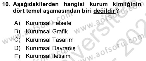 Görsel Sistem Tasarımları Dersi 2024 - 2025 Yılı (Final) Dönem Sonu Sınav Soruları 10. Soru